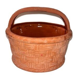 Handcrafted Terracotta Pottery Basket